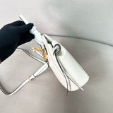 2026 White Mini Leather Handbag 1BA496_2C6A_F0PG7_V_OOO