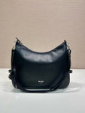 2026 Large Black Leather Shoulder Bag 1BC288_2CYS_F0002_V_OOO