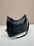 2026 Large Black Leather Shoulder Bag 1BC288_2CYS_F0002_V_OOO