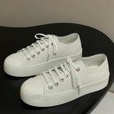 Women's White Printed Lambskin Sneakers G46368 B19815 NAFDD