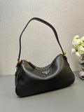 2026 Black Medium Leather Shoulder Bag 1BC229_2CYS_F0002_V_LVM