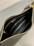 2026 Black Medium Leather Shoulder Bag 1BC229_2CYS_F0002_V_LVM