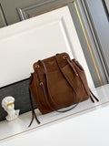 2026 Brown Medium Suede Tote Bag 1BG641_2G6D_F0324_V_OOO