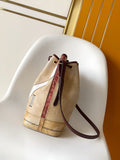 2026 Beige Monogram Canvas Anniversary Collection Noé Bucket Bag M28147