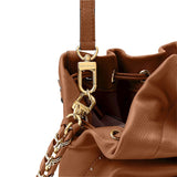 2026 Brown Grained Calfskin Noé Trunk Handbag M29131