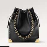 2026 Black Smooth Calfskin Noé Trunk Bucket Bag M29391