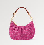 2026 Pochette Valley Fuchsia Monogram Denim Handbag M28327