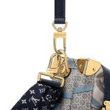 2026 Beige Printed Canvas Side Trunk MM Handbag M28749