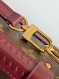 2026 Brown Monogram Canvas Side Trunk MM Handbag M28569