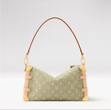 2026 Side Trunk MM East West Classic Jacquard Denim Bag M27451