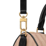 2026 Beige Stripe Fabric Speedy Bandoulière 22 Handbag M28761