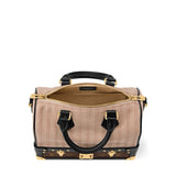 2026 Beige Stripe Fabric Speedy Bandoulière 22 Handbag M28761