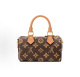 2026 Brown Nano Speedy (Monogram Origine) Mini Handbag M28322