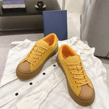 Men's B33 Sneaker Collaboration Lemon Yellow Oblique Jacquard & Suede |3SN303ZAM_H225