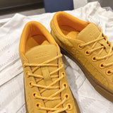 Men's B33 Sneaker Collaboration Lemon Yellow Oblique Jacquard & Suede |3SN303ZAM_H225