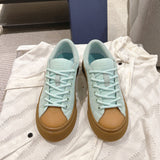 Men's Collaboration B33 Sneakers Mint Green Cotton Canvas Upper| 3SN303ZAM_H613
