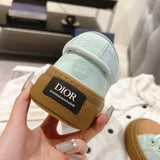 Men's Collaboration B33 Sneakers Mint Green Cotton Canvas Upper| 3SN303ZAM_H613