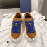 Men's B33 Sneakers Brown and Beige Oblique Jacquard with Brown Suede| 3SN303ZWN_H781