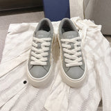 B33 Men's Sneakers Gray Smooth Calfskin with Cream Oblique Embossed Embroidery| 3SN303ZYQ_H868