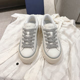 B33 Grey Calfskin and Oblique Jacquard Men's Sneakers|3SN303ZDE_H068