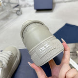 B33 Men's Sneakers in Beige Grained Cowhide Leather and Tonal Gravity Leather |3SN303ZAY_H120