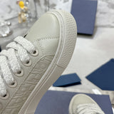 B33 Men's Sneakers in Beige Grained Cowhide Leather and Tonal Gravity Leather |3SN303ZAY_H120