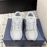 B30 Men's Countdown Sneakers White Mesh and Gray Technical Fabric| 3SN279ZND_H000
