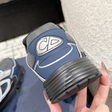 B30 Men's Countdown Sneakers Blue Technical Mesh Fabric with Gray, White, and Black Technical Fabric |3SN279ZRB_H068