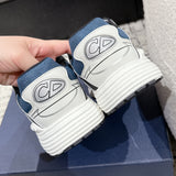 B30 Men's Countdown Sneakers Blue mesh fabric with light blue, gray, and white technical fabric| 3SN279ZRB_H560