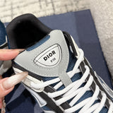 B30 Men's Countdown Sneakers Blue mesh fabric with light blue, gray, and white technical fabric| 3SN279ZRB_H560