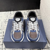 B30 Men's Countdown Sneaker Charcoal Mesh Fabric with Blue, White, and Black Technical Fabric | 3SN279ZRB_H865