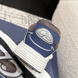 B30 Men's Countdown Sneaker Charcoal Mesh Fabric with Blue, White, and Black Technical Fabric | 3SN279ZRB_H865