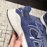 B30 Men's Navy Suede Sneaker |3SN279ZEI-H520