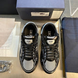 B30 Men's Countdown Sneakers in Light Gray Technical Mesh and Black Glossy Technical Fabric |3SN279ZEH_H981