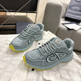 B30 Men's Countdown Sneakers Blue Mesh with Gray, White, and Black Technical Fabric |3SN279ZRD H555