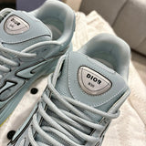 B30 Men's Countdown Sneakers Blue Mesh with Gray, White, and Black Technical Fabric |3SN279ZRD H555