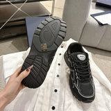 B30 Men's Countdown Sneakers Black Technical Mesh and Black Technical Fabric |3SN279ZMB_H969