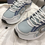 B30 Men's Countdown Sneaker Light Blue Technical Mesh with Blue, Gray, and White Technical Fabric 3SN279ZRB_H859