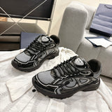 B30 Men's Countdown Sneaker Light Gray Mesh Fabric and Black Glossy Technical Fabric |3SN279ZEH_H981