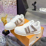 Men's Trainer Sneakers Beige/Khaki with White Accents 1ACWV8