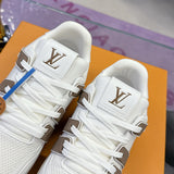 Men's Trainer Sneakers Beige/Khaki with White Accents 1ACWV8