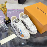 Women's Trainer Series Python-Print Sneakers |1ADF5C