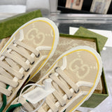 Women's Tennis 1977 Cream/Original GG Canvas Low-Top Sneakers |606110 HVK20 9766