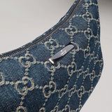 2026 Small Underarm Bag/Shoulder Bag (Dark Blue GG Denim) 874743 FAF8V 4042