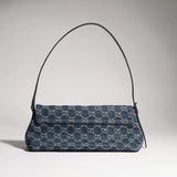 2026 Medium Shoulder Bag, Blue GG Washed Denim 874744 FAF8V 4042